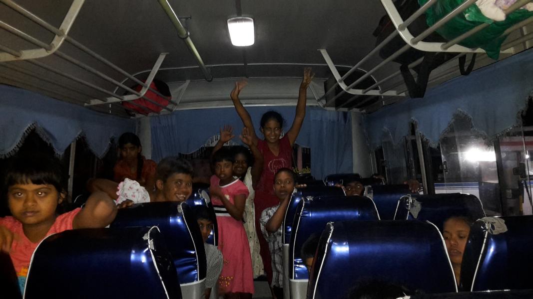 Busfahrt nach Colombo