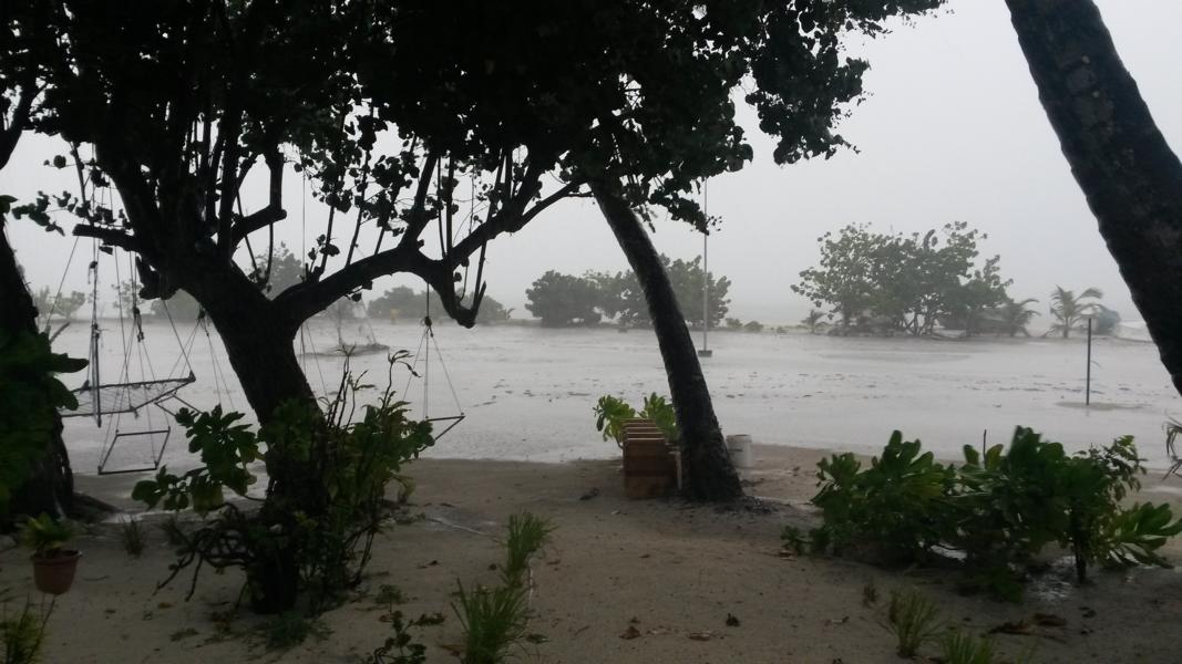 Gewitterfront über Maafushi