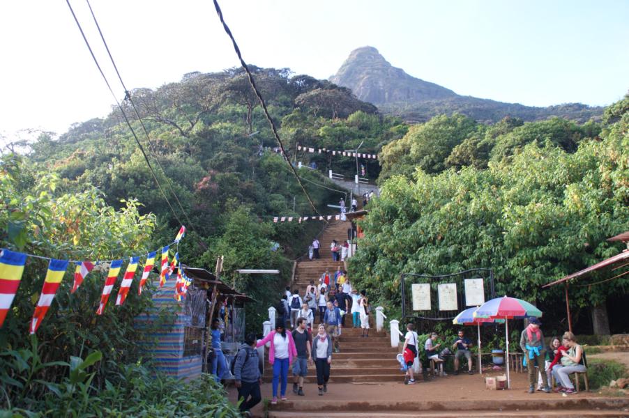 Abstieg vom Adam's Peak