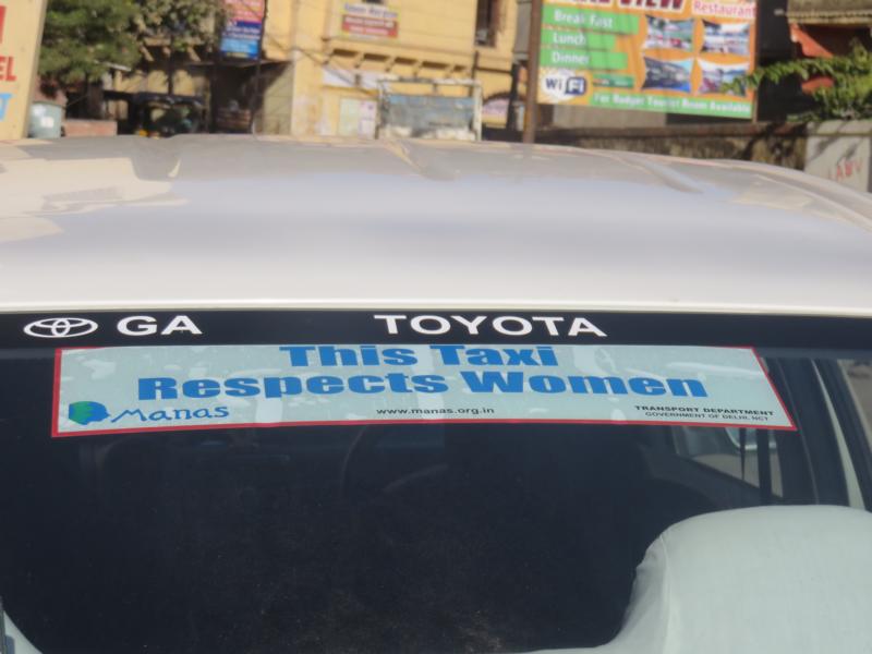 This taxi respects women