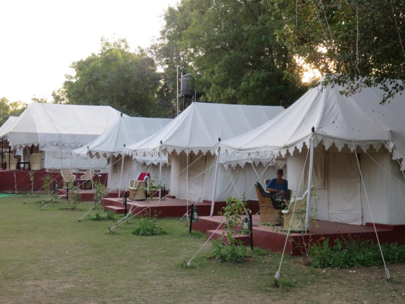 Unser Hotelzelt in Ranthambore